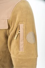 301 Model Unisex Cep Kapaklı 5 Cepli Polar Mont - Bej