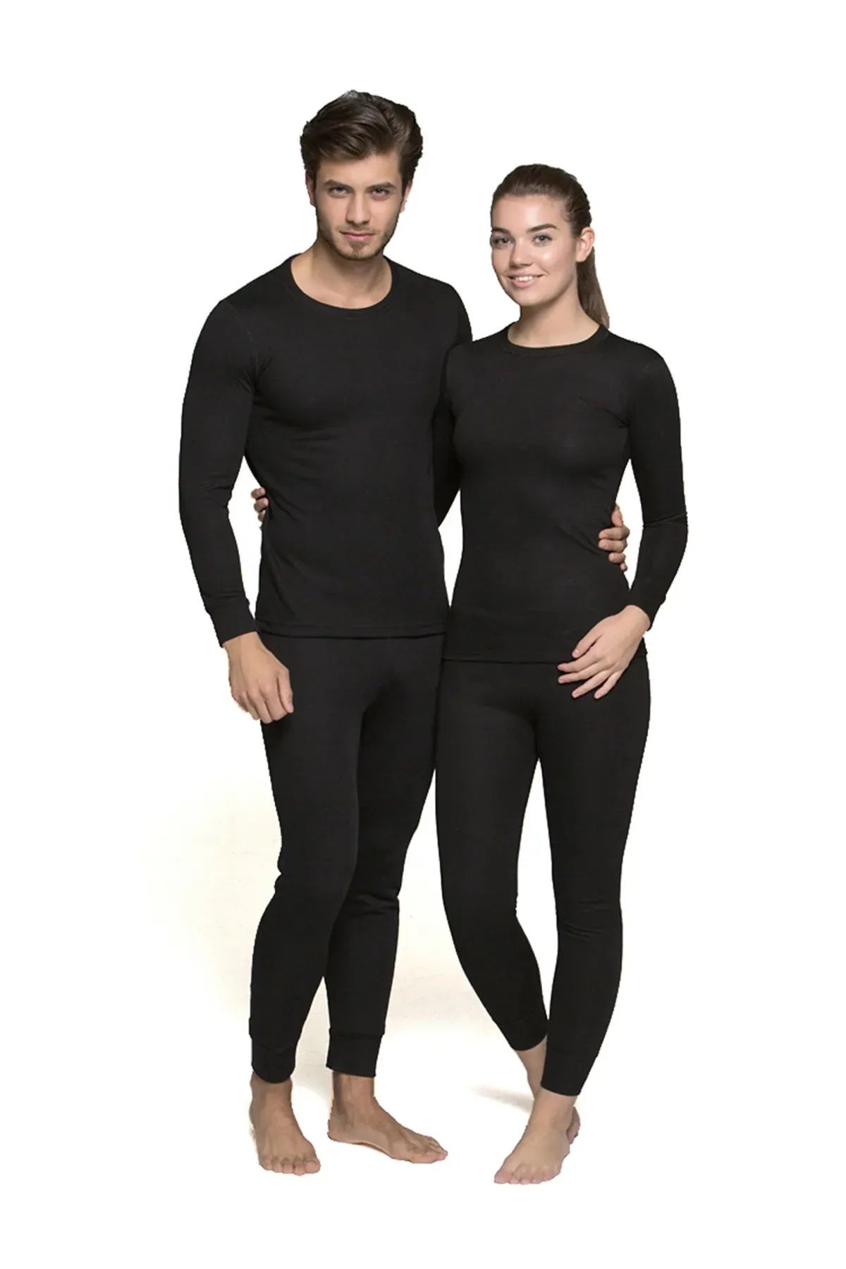 Feelline Termal Tayt Termal İçlik Alt Üst İçlik Unisex Tayt Termal Tayt Takımı