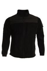 6 Cepli Softshell Robalı Mikro Polar Mont Ceket - Siyah