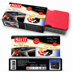 Sitil Magic Shine Parlatıcı Sünger – Ayakkabı, Deri ve Torpido Bakım Süngeri