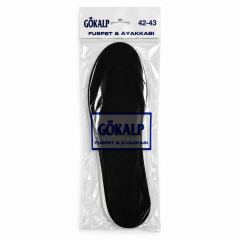 Ekonomik Siyah Ayakkabı Tabanlığı – Sağ Sol 1 Çift İç Taban (42-43)